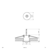 EVN Lichttechnik Deckeneinbau - rund - weiß IP20 - G4 - max. 20W - 12V 432001