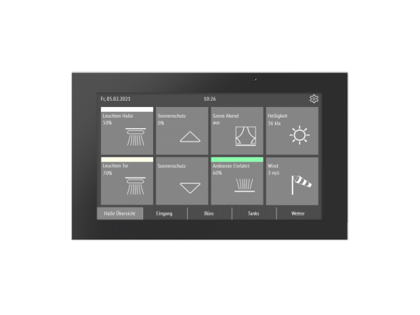 Elsner 71270 Fabro KNX Touchpanel 7 Zoll IP66