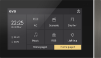 GVS KNX Touchpanel V50 Anthrazit Horizontal -...