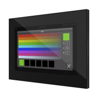 Zennio ZVI-Z70-V2-A farbiges kapazitives Touchpanel mit 7...