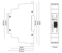 Lunatone 22176438-HS DALI SCI RS232 Interface bidirektionaler Datenverkehr