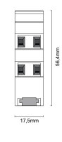 Lunatone 22176438-HS DALI SCI RS232 Interface bidirektionaler Datenverkehr