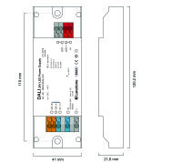 Lunatone 89453849-24V Dali DT6 25W LED 1-Kanal 24V m....
