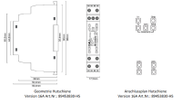 Lunatone 89453830-HS Dali DT6 2-Kanal LED Dimmer CV 12-48VDC 16A Hutschiene