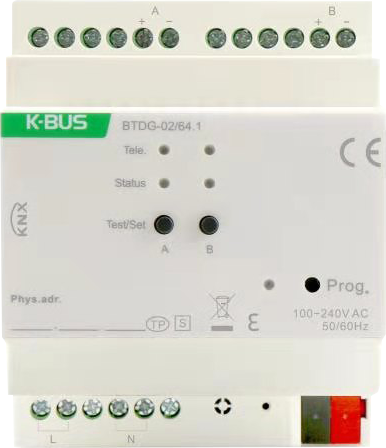 GVS KNX DALI-Gateway 2-fach - BTDG-02/64.1