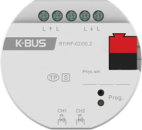 GVS KNX IR Gateway 2-fach, Unterputzmontage - BTIRF-02/00.2