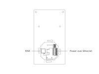 PEAKnx Controlmicro POE Panel (8 KNX Touch Panel inkl. Visualisierung) schwarz/schwarz