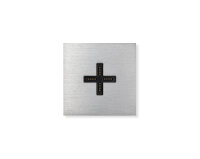 Basalte Eve Plus - wall base cover - brushed aluminium...