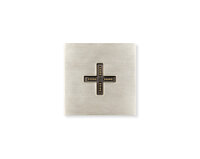 Basalte Eve Plus - wall base cover - brushed nickel 0131-07