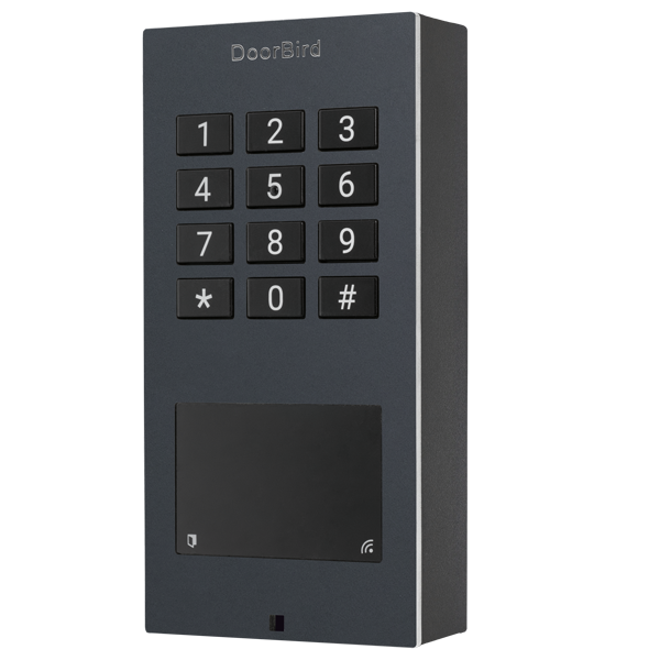 DoorBird IP Zutrittskontrollsystem A1121 Aufputz, Edelstahl V2A, pulverbeschichtet, seidenmatt, RAL 7016