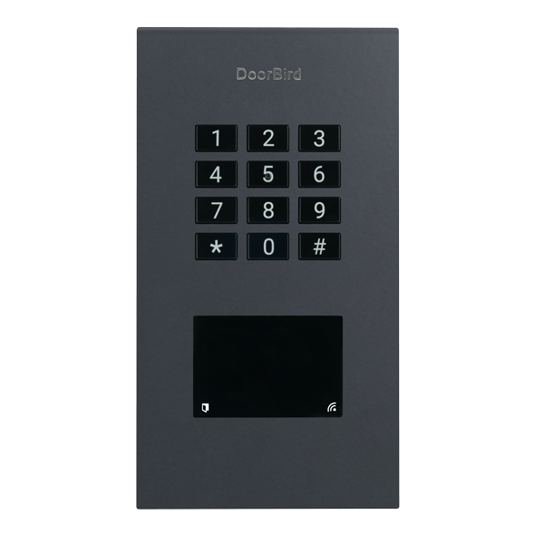 DoorBird IP Zutrittskontrollsystem A1121 Unterputz, Edelstahl V2A, pulverbeschichtet, seidenmatt, RAL 7016