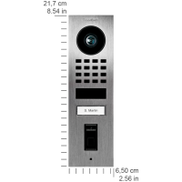 DoorBird IP Video Türstation D1101FV Fingerprint 50...