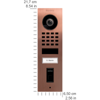 DoorBird IP Video Türstation D1101FV Fingerprint 50...