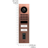 DoorBird IP Video Türstation D1102FV Fingerprint 50...