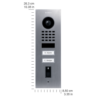 DoorBird IP Video Türstation D1102FV Fingerprint 50...