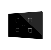 Zennio KNX Tastsensor Flat XL X4. Kapazitiver Taster -...