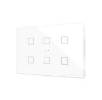 Zennio KNX Tastsensor Flat XL X6. Kapazitiver Taster -...