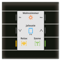 MDT BE-GT20S.02S KNX Glastaster II Smart mit Farbdisplay,...