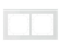 MDT BE-GTR263W.01 MDT Glasrahmen 2-fach für 63 mm...
