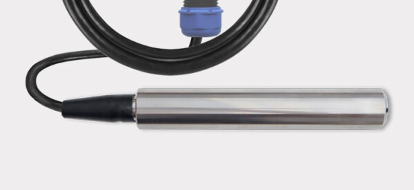 Arcus eds T-PM-10 Hydrostatiksensor ( Pegelsonde / Drucksensor ) mit Temperatursensor Füllstandshöhe bis 10m Kabellänge 15m