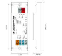 Lunatone 89453849-CWW-350 Dali DT8 15W 350mA LED Power...