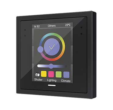 Zennio Z28 KNX Touchpanel mit 2,8 Zoll Display schwarz ZVIZ28A