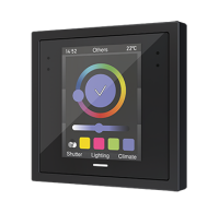 Zennio Z28 KNX Touchpanel mit 2,8 Zoll Display schwarz...