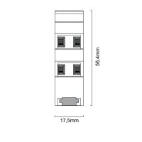 Lunatone 89453829-HS DALI DT6 1-Kanal LED Dimmer PWM CV 12-48VDC 16A REG