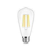 Gledopto ST64 E27 Leuchtmittel ZigBee3.0 Pro Serie CCT Farbtemperatur Flimament Bulb 7W ( Klarglas )