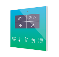 Zennio Flat Display v2. Kapazitiver Taster mit Display...