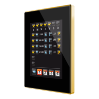 Zennio Z41 Lite. Kapazitives Farb - Touchpanel - Goldener...