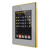 Zennio Z41 Lite. Kapazitives Farb - Touchpanel - Goldener...