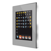 Zennio Z41 Lite. Kapazitives Farb - Touchpanel - Chrome...