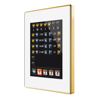 Zennio Z41 Lite. Kapazitives Farb - Touchpanel - Goldener...