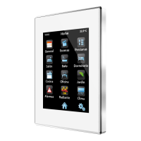 Zennio Z41 Lite. Kapazitives Farb - Touchpanel - Chrome...