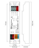 Lunatone 89453839 DALI DT8 RGB PWM 10A CV 12-48 VDC LED...