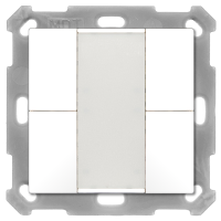 MDT BE-TA5504.G2 KNX Taster 55 4-fach, Reinweiß...