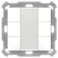 MDT BE-TA5506.G2 KNX Taster 55 6-fach, Reinweiß...