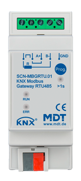 MDT SCN-MBGRTU.01 KNX Modbus Gateway RTU485, 2 TE REG