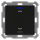 MDT BE-TAL55T106.A1 KNX Taster Light 55 1-fach, RGBW, Temperatursensor, Schwarz matt, Jalousie