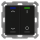 MDT BE-TAL55T206.C1 KNX Taster Light 55 2-fach, RGBW, Temperatursensor, Schwarz matt, Jal._Sch.