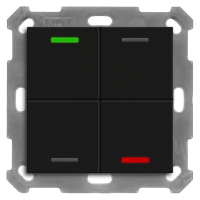 MDT BE-TAL55T406.01 KNX Taster Light 55 4-fach, RGBW,...