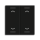 MDT BE-TAL55W206.A1 MDT Wippe für KNX Taster Light 55 2-fach, Schwarz matt, Jalousie
