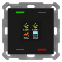 MDT BE-TAS550406.01 KNX Taster Smart 55 4-fach mit...