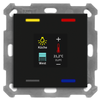 MDT BE-TAS55T406.01 KNX Taster Smart 55 4-fach mit...