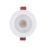 LEDlumi DE12CTWWS LED Einbaustrahler 86mm weiß 24V...