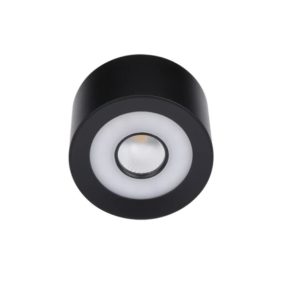 LEDlumi DA12CTWSW LED Aufbaustrahler schwarz 24V 12W RGBCCT 2700-6000 Kelvin