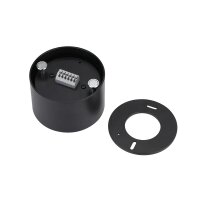 LEDlumi DA12CTWSW LED Aufbaustrahler schwarz 24V 12W RGBCCT 2700-6000 Kelvin