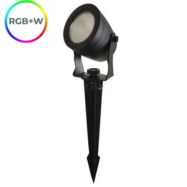 LEDlumi ODS12RGBW LED Gartenstrahler schwarz 24V 12W RGBW IP68