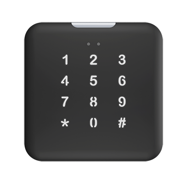 Zennio IWAC Out KNX Keypad Schwarz